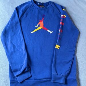 Air Jordan Blue Sweater | Men’s Medium